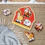 Barnyard Animals Jumbo Knob Puzzle - 3 Pieces T3