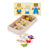 Bear Family Dress-Up Puzzle - 45 Pieces U0