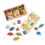 Bear Family Dress-Up Puzzle - 45 Pieces W9