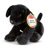 Benson Black Lab Puppy Dog Stuffed Animal F6