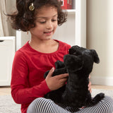 Benson Black Lab Puppy Dog Stuffed Animal F6