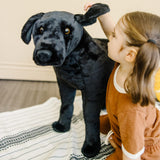 Black Lab Giant Stuffed Animal I9