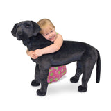 Black Lab Giant Stuffed Animal I9