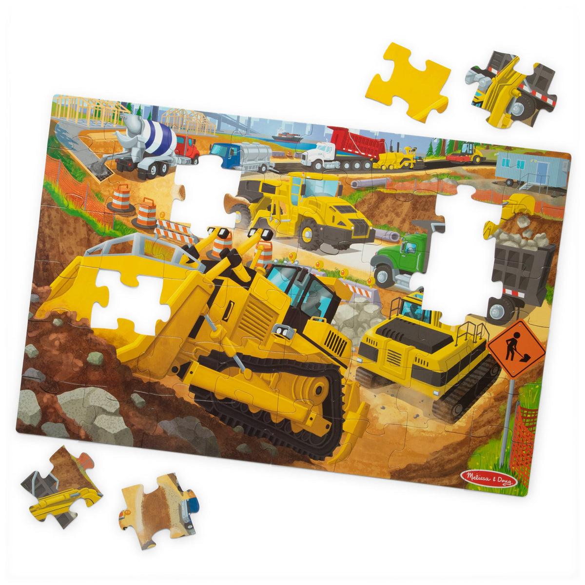 Building Site Floor Puzzle - 48 Pieces I6