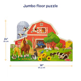 Busy Barn Shaped Floor Puzzle - 32 Pieces I4