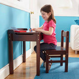 Child's Lift-Top Desk & Chair - Espresso O6