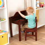 Child's Lift-Top Desk & Chair - Espresso O6