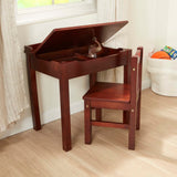 Child's Lift-Top Desk & Chair - Espresso O6