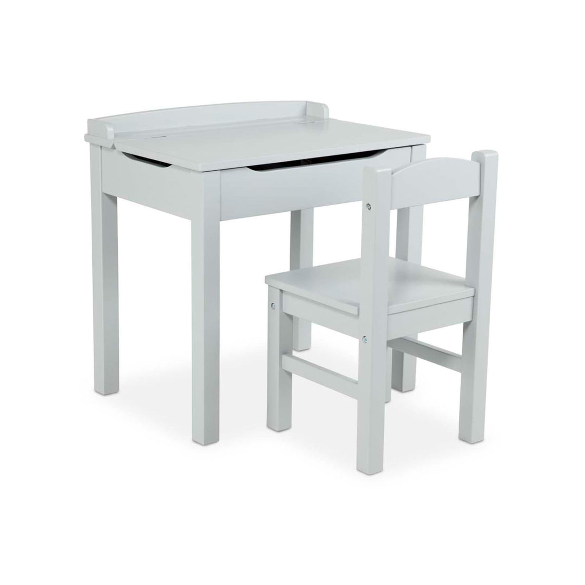 Child's Lift-Top Desk & Chair - Gray L1