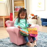 Child’s Crown Armchair – Pink Faux Leather D5