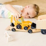Classic Toy Dump Truck & Loader V5