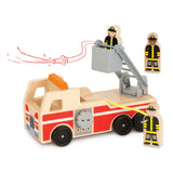 Classic Wooden Fire Truck Play Set F1