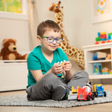 Classic Wooden Toy Construction Vehicle Set D0