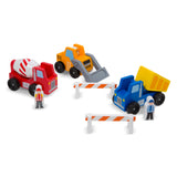 Classic Wooden Toy Construction Vehicle Set D0