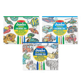 Coloring Pad 3-Pack: Animals, Vehicles, Multi-Theme I1