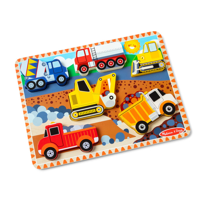 Construction Chunky Puzzle - 6 Pieces O4