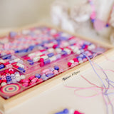 Created by Me! Sparkle & Shimmer Beads Wooden Bead Kit E2