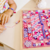 Created by Me! Sparkle & Shimmer Beads Wooden Bead Kit E2