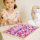 Created by Me! Sparkle & Shimmer Beads Wooden Bead Kit E2