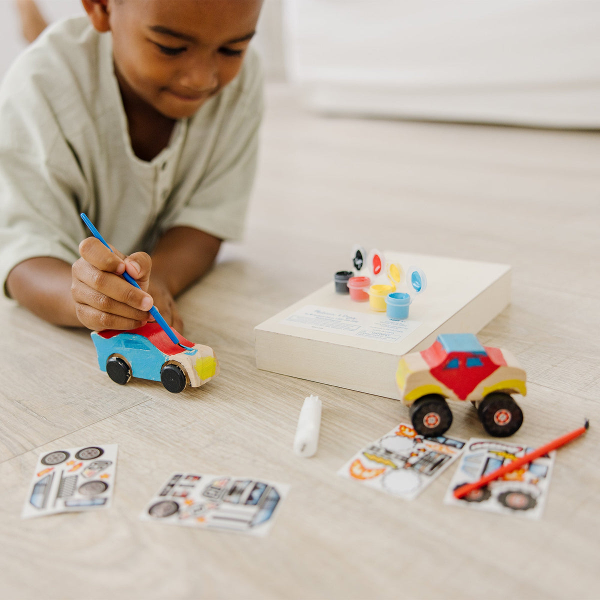 Created By Me!™ Vehicles Craft Kit 2-Pack: Race Car & Monster Truck B4