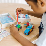 Createed by Me!™ Vehicle Craft Kit 3-Pack: Plane, Train, Race Car S6