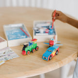 Createed by Me!™ Vehicle Craft Kit 3-Pack: Plane, Train, Race Car S6