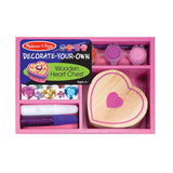 Decorate-Your-Own Wooden Heart Box F0