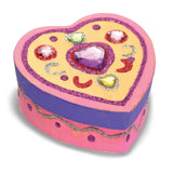 Decorate-Your-Own Wooden Heart Box F0