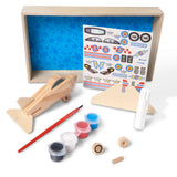 Decorate-Your-Own Wooden Plane D4