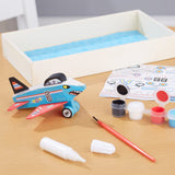 Decorate-Your-Own Wooden Plane D4
