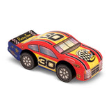 Decorate-Your-Own Wooden Race Car R6