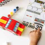 Decorate-Your-Own Wooden Race Car R6