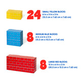 Deluxe Jumbo Cardboard Blocks - 40 Pieces W6