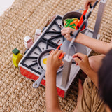 Deluxe Wooden Cooktop Set D8