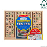 Deluxe Wooden Stamp Set - ABCs 123s A1