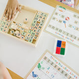 Deluxe Wooden Stamp Set - ABCs 123s A1
