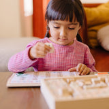Deluxe Wooden Stamp Set - ABCs 123s A1