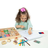 Deluxe Wooden Stamp Set - Animals M9