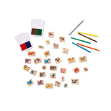 Deluxe Wooden Stamp Set - Animals M9