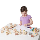 Deluxe Wooden Stamp Set - Animals M9