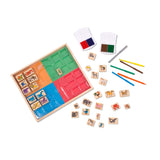Deluxe Wooden Stamp Set - Animals M9