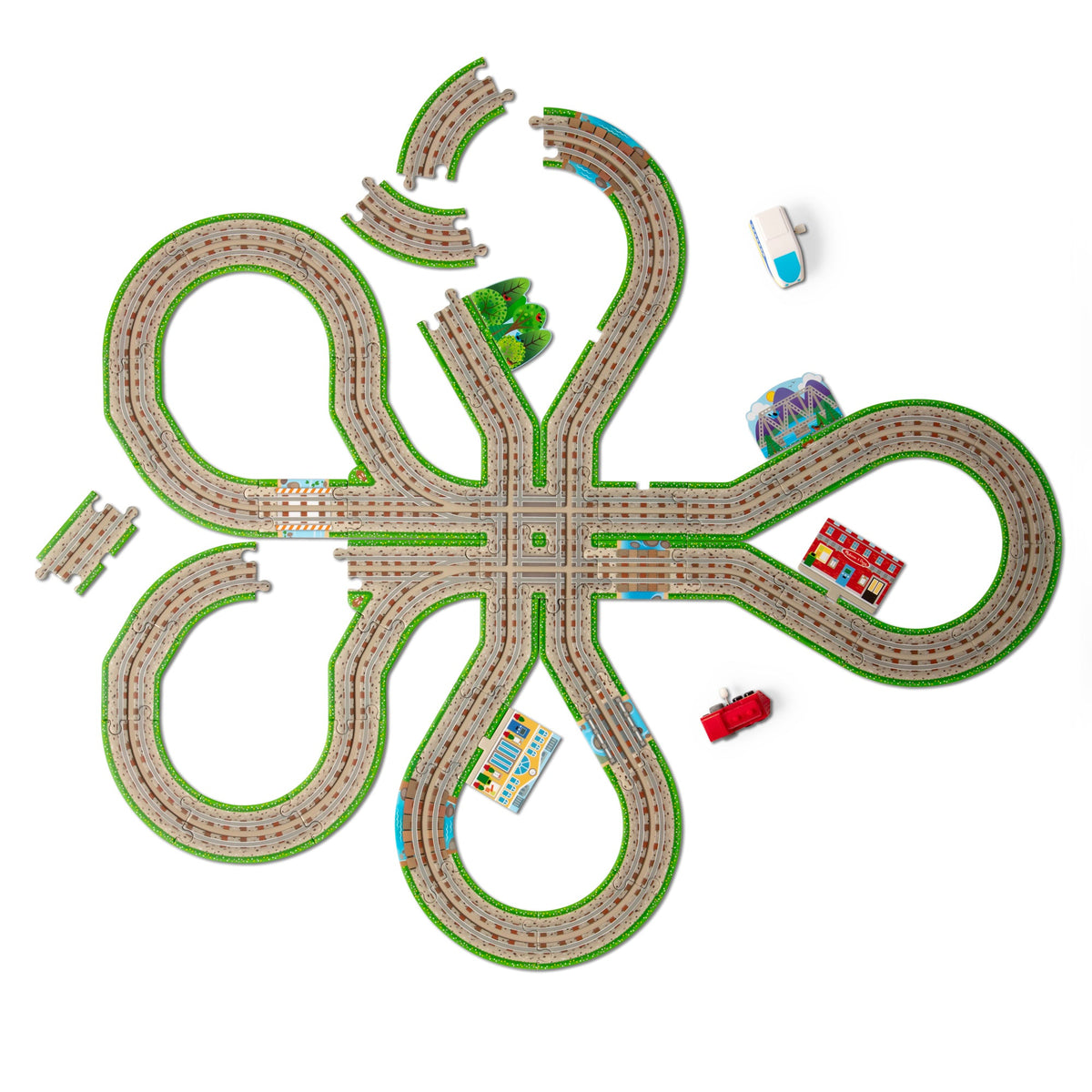 Design Your Own Railroad Floor Puzzle P1