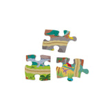 Dinosaur Adventure Tracks Floor Puzzle – 48 Pieces + 2 Wind-Up Dinosaurs H3