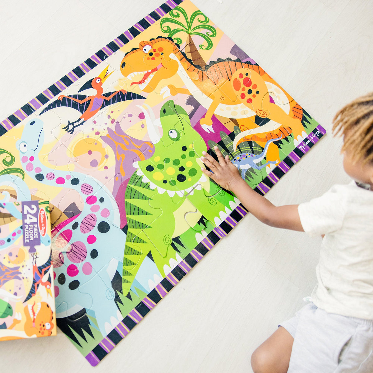 Dinosaur Dawn Floor Puzzle - 24 Pieces L9