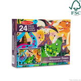Dinosaur Dawn Floor Puzzle - 24 Pieces L9