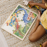Dinosaur Wooden Jigsaw Puzzle - 24 Pieces F0