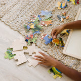 Dinosaur Wooden Jigsaw Puzzle - 24 Pieces F0