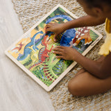 Dinosaur Wooden Jigsaw Puzzle - 24 Pieces F0