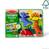 Dinosaurs Chunky Puzzle - 7 Pieces Z2