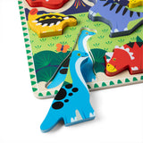 Dinosaurs Chunky Puzzle - 7 Pieces Z2